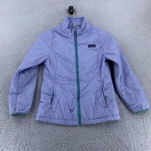 Patagonia Jacket Kids‎ Large 12 Quilted Full Zip Outdoors Polyester